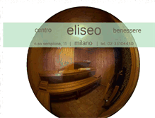 Tablet Screenshot of eliseocentrobenessere.com